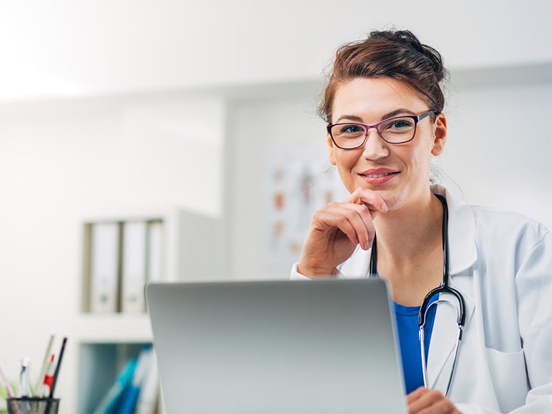 Portrait-of-Woman-Doctor-at-her-Medical-Office