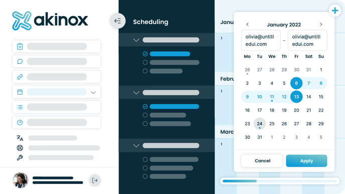 Akinox-Linx_Scheduling