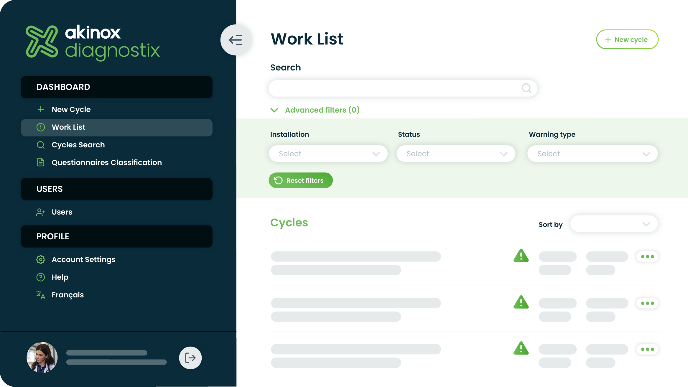 Diagnostix_Work-List