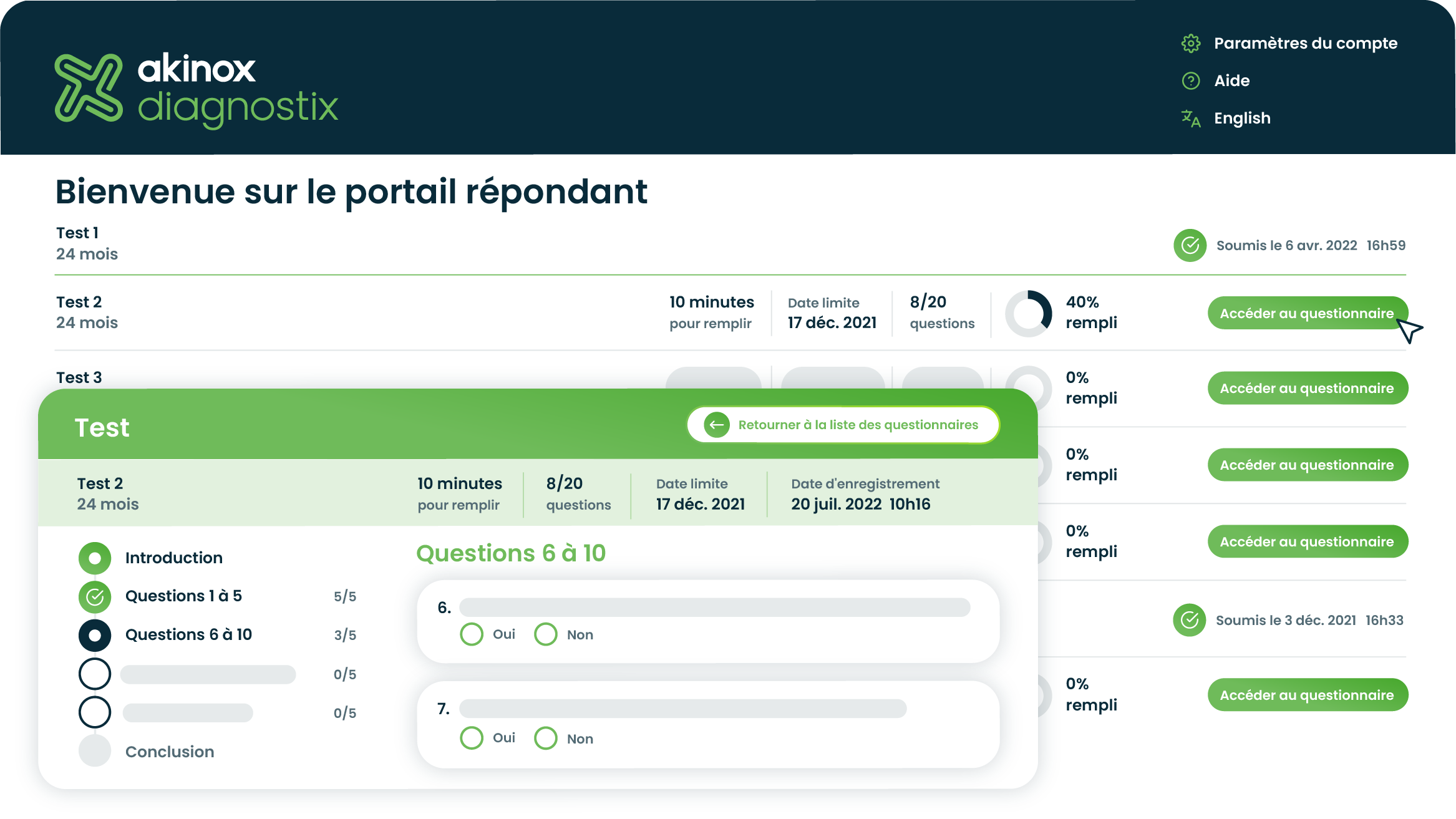 Diagnostix_Portail-Repondant