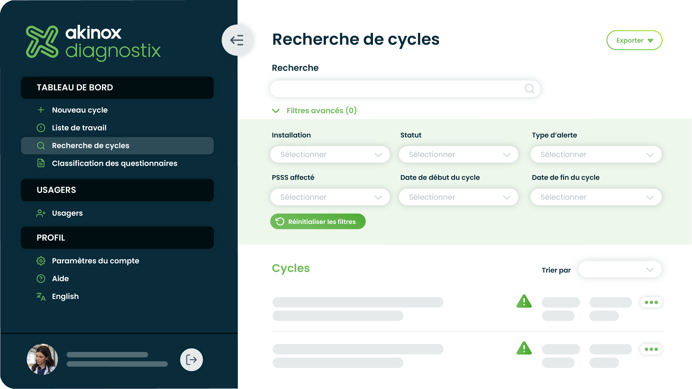 Diagnostix_Recherche-Cycles
